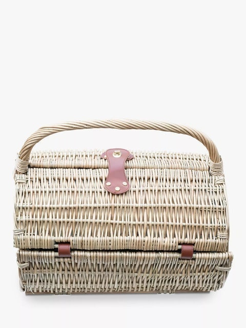 Willow Wicker 4-Person Filled Picnic Hamper 4