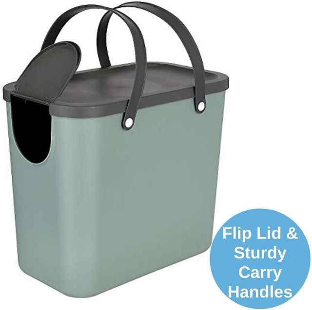 Indoor Recycling Bin with Handles 2