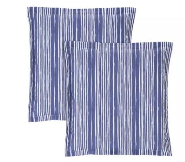 2 Garden Cushion Pads - Coastal Stripe 1