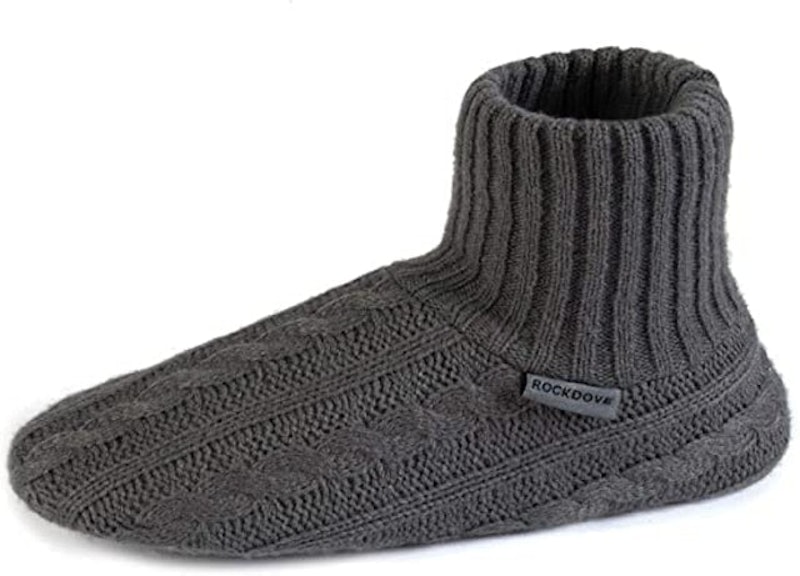 Men's Cable Knit Slipper Socks 1
