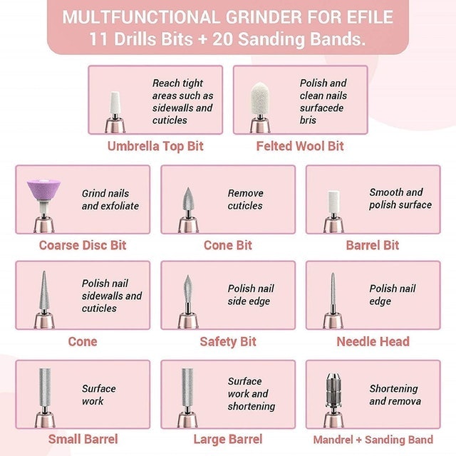 Electric Nail Drill Set for Beginners 2