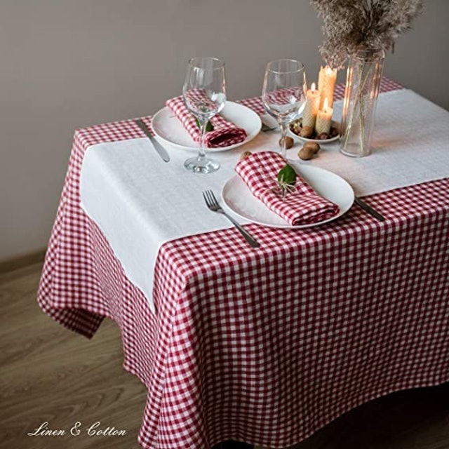 Gingham Tablecloth Estella 2