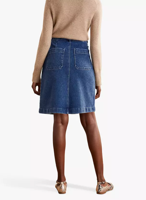 Abingdon Denim Skirt, Mid Vintage 2