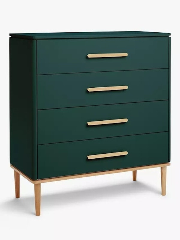 Show Wood 4-Drawer Chest, Jade Green 2