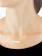 IBB Personalised Horizontal Bar Initial Pendant Necklace 1