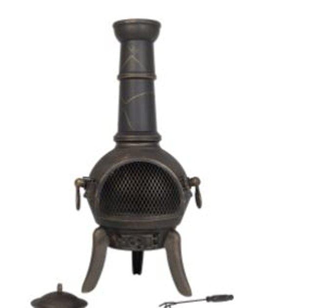 Cuba Cast iron & steel Chiminea 1
