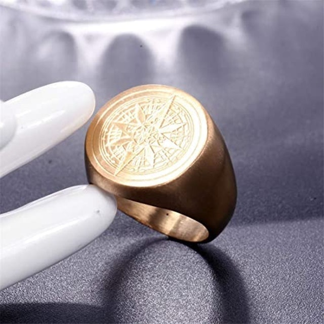 Retro Compass Mysterious Ring 2