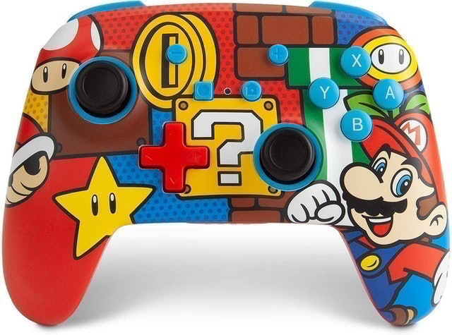Mario Enhanced Wireless Controller for Nintendo Switch 1