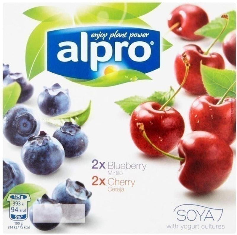 Blueberry & Cherry Soya Yogurt Alternative 1