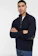 Barbour Half-Zip Jumper With Tartan Elbow Patches 1