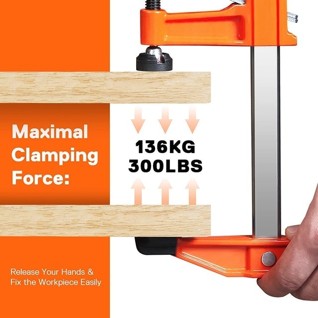 Steel Bar Clamp Set 4