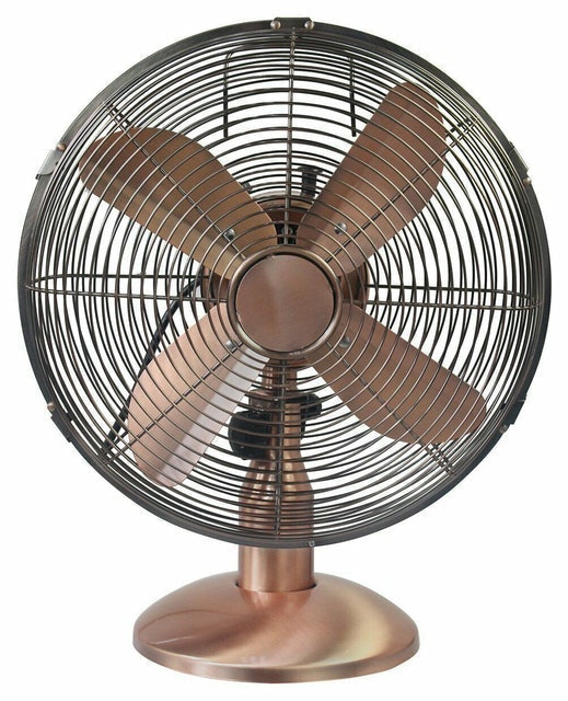Copper Oscillating Fan 1