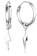 The Jewellery Store London Hoop Earrings With Bolt Charms 1