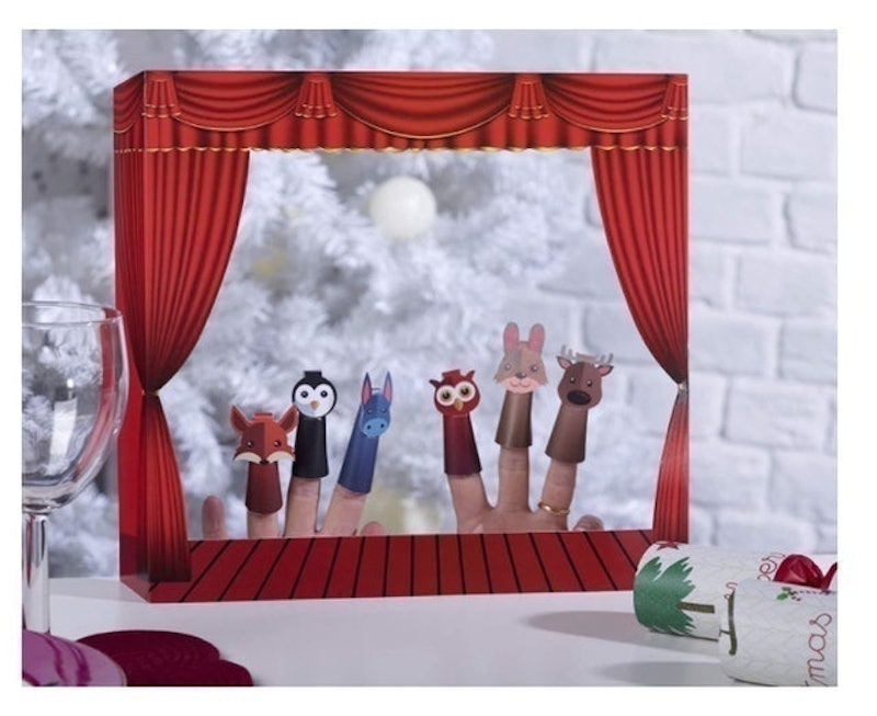 Handmade Christmas Cracker Finger Puppets 2