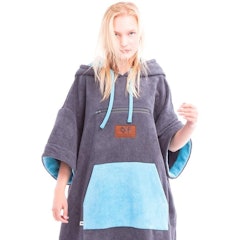 Changing Robe Towel Poncho With Zip Pocket
