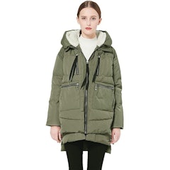 Thickened Down Jacket with Hood