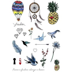 Funky Temporary Tattoo Set