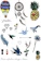 Tatsy Funky Temporary Tattoo Set 1