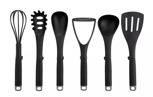 Home 7-Piece Utensil Set With Stand 3