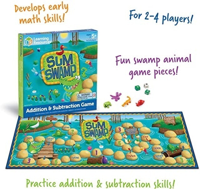 Sum Swamp Addition & Subtraction Game 2