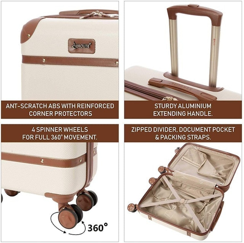 Classic Vintage Hard Shell Suitcase 3