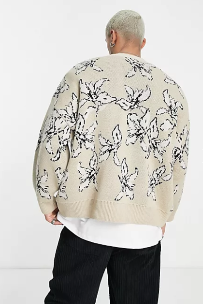 Oversized Knitted Cardigan 2