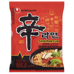 3. Nongshim Shin Ramyun Noodle Soup 20 Pack