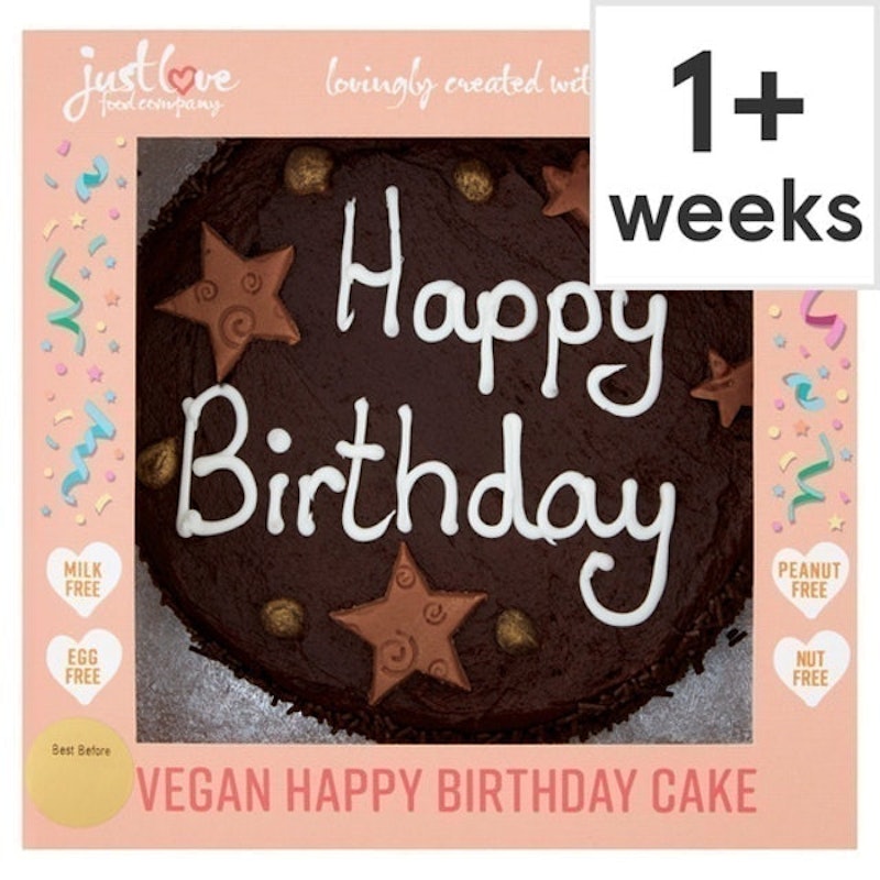 Vegan Chocolate Birthday Cake 1