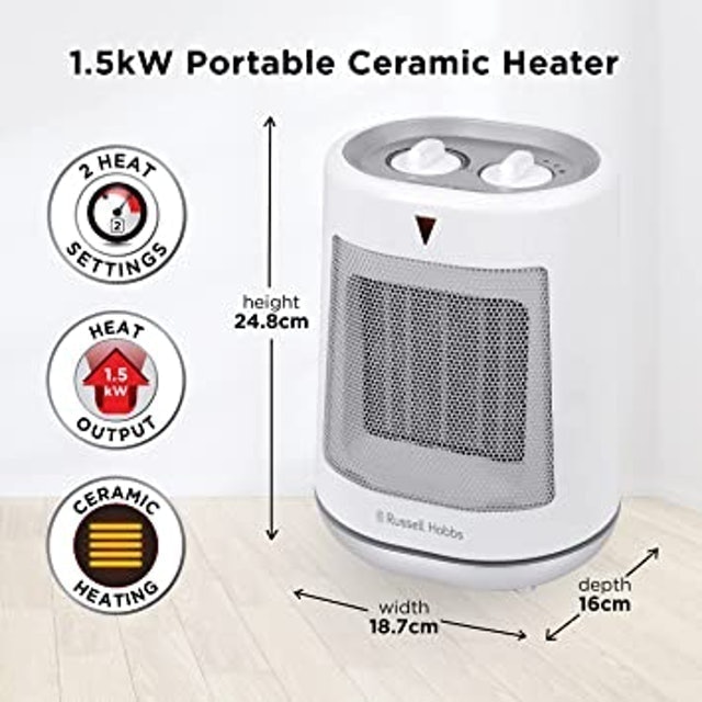 2kW Oscillating Ceramic Heater 2