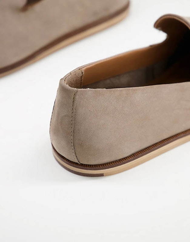 Loafers in Grey Soft Leather 2