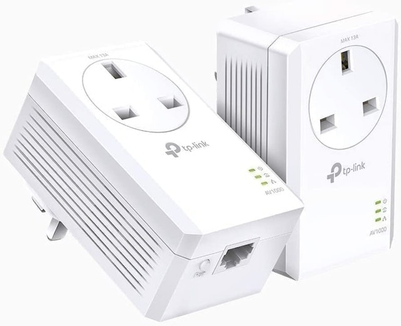 AV1000 Gigabit Passthrough Powerline Starter Kit 2