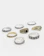 ASOS Design Ring Pack in Burnished Gold and Silver 1