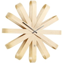 Ribbonwood Natural Beechwood Wall Clock