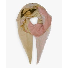 Abstract Print Square Scarf