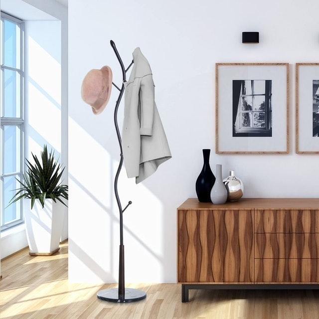 Free Standing Steel Coat Rack 2