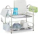 Relaxdays 2-Tier Steel Drainer 1