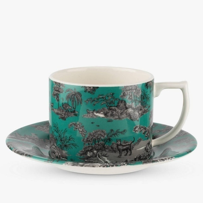 Zoological Gardens Cup & Saucer 1