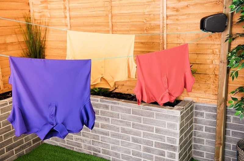 Dual Washing Line Airer Reel 2