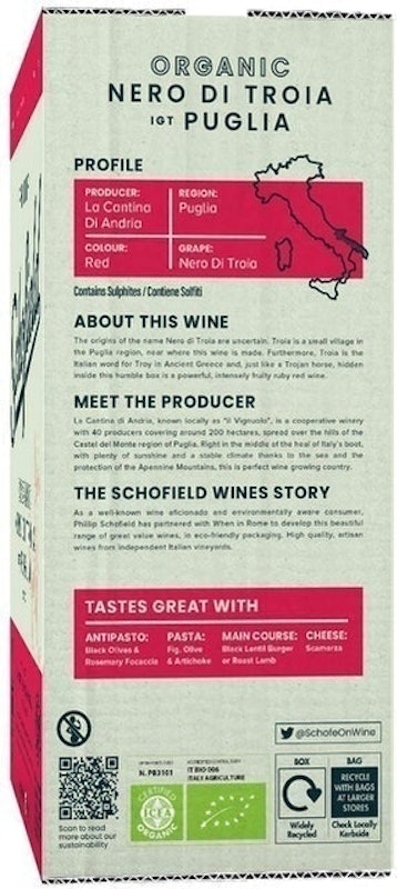 Organic Nero di Troia Red Wine 2