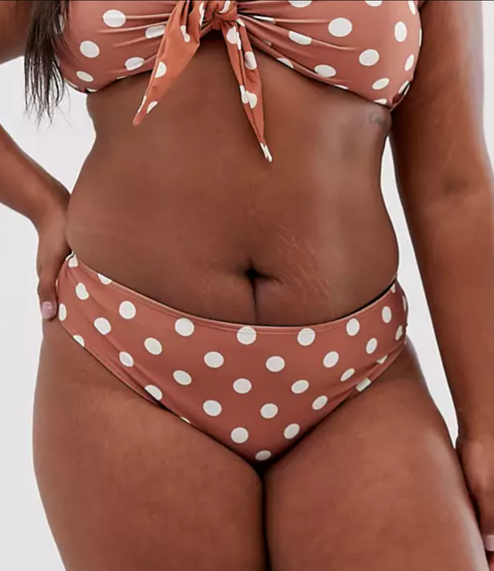 Plus Bikini Top With Knot Front 2