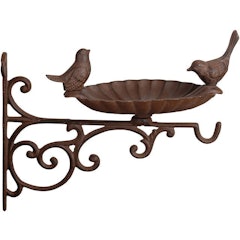 Bird Bath With Wall Bracket
