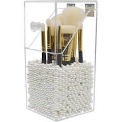 Makeup Brush Holder Organizer with Lid