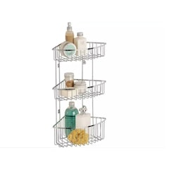 Three Tier Wall Mounted Chrome Shower Caddy