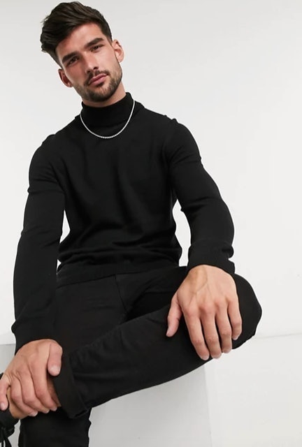 Roll Neck Knitted Jumper 2