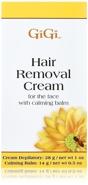 Hair Removal Cream for Face with Calming Balm 1