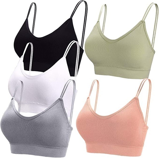 5 Pieces Camisole Bras 1