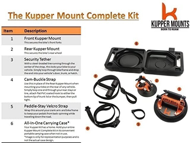 Suction Cup Bike Rack System 3