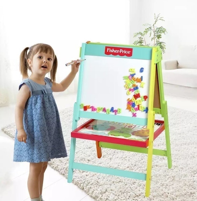 Brightly-Coloured Wooden Easel 3