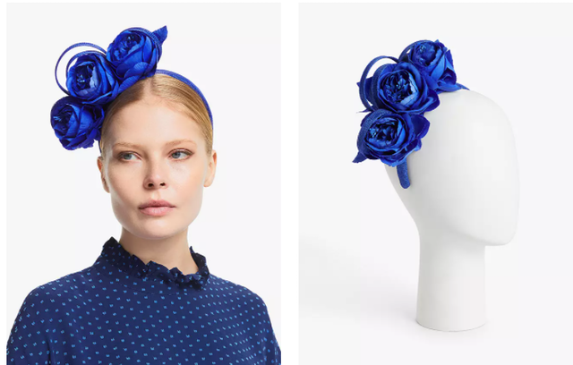 Chloe Triple Flower Fascinator 2