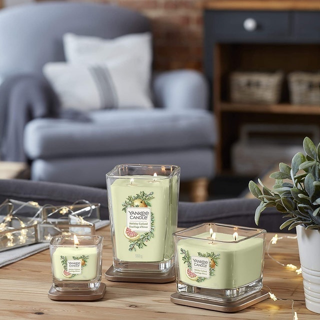 Elevation Collection Holiday Garland Candle  3